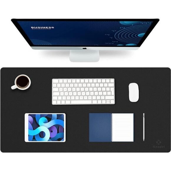 Desk Mat, Mouse Pad, Desk Pad, Waterproof Desk Mat for Desktop, Leather Desk Pad - Picture 1 of 6